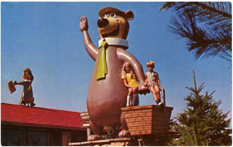 Where is the Yogi Bear statue?