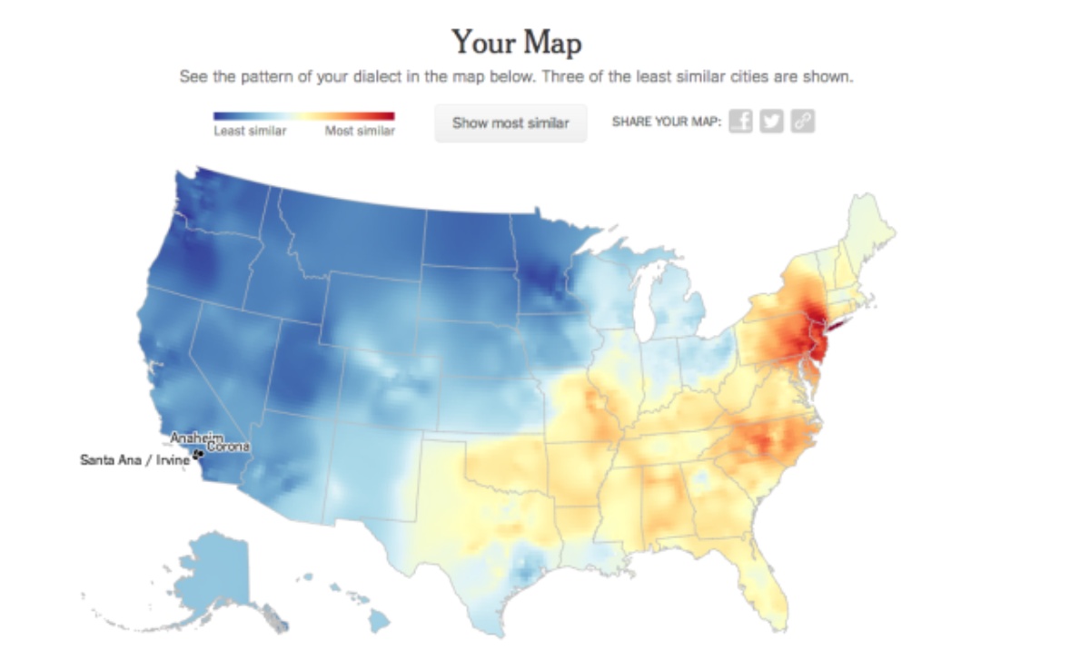 Take the New York Times Dialect Quiz